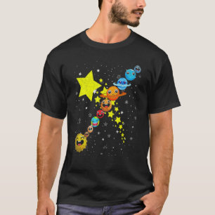 T-shirt Astronome des planètes mignonnes Science Astronome