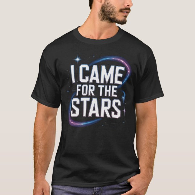 T-shirt Astronome Galaxie Espace Univers Planète (Devant)