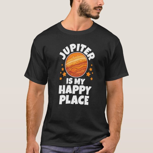 T-shirt Astronome Jupiter Astronome Système solaire (Devant)
