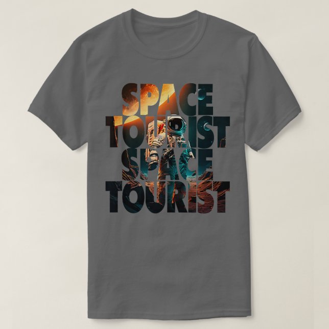 T-shirt Astronome spatiale de l'espace extra-atmosphérique (Design devant)