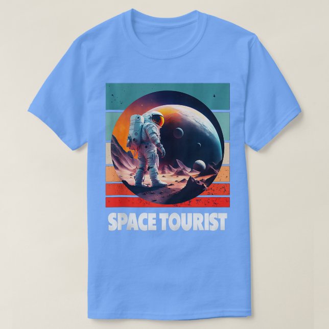 T-shirt Astronome spatiale de l'espace extra-atmosphérique (Design devant)