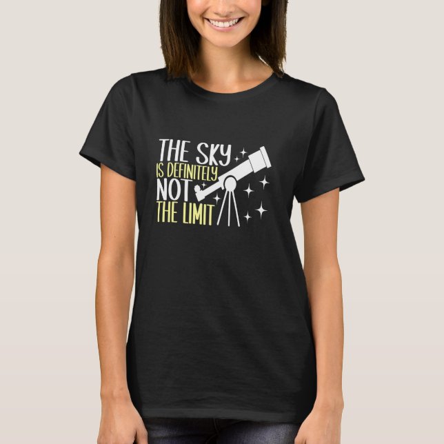T-shirt Astronome télescope astronome Stargazing (Devant)