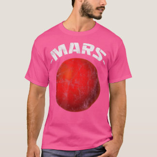 T-shirt Astronomie de la planète rouge Mars