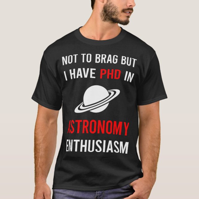 T-shirt Astronomie de l'enthousiasme (Devant)