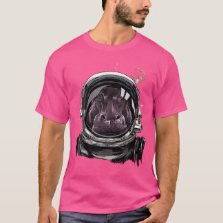 T-shirt Astronomie de l'exploration spatiale d'Hippopotame