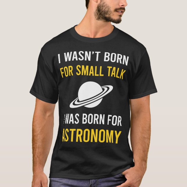 T-shirt Astronomie des petites conférences (Devant)