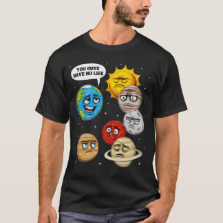 T-shirt Astronomie des planètes spatiales