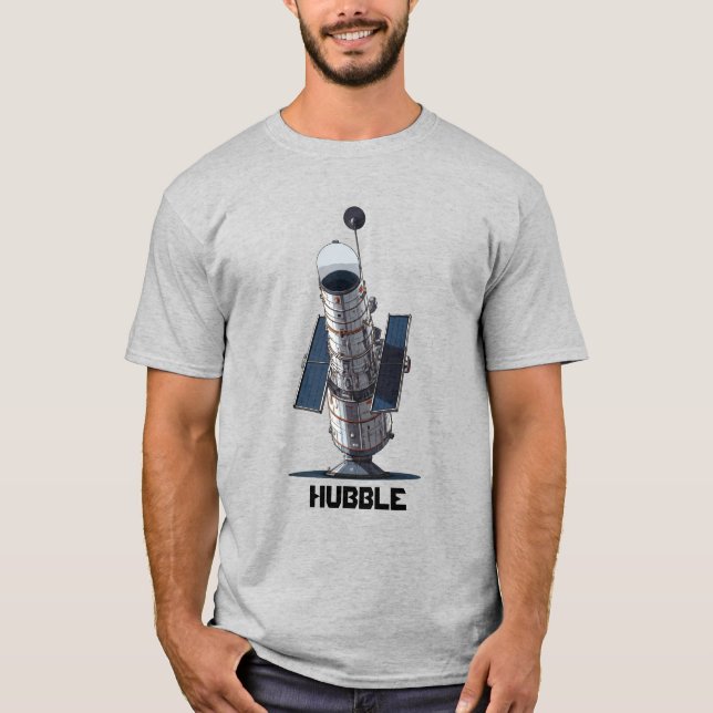 T-shirt Astronomie du télescope Hubble (Devant)