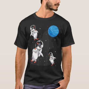 T-shirt Astronomie du voyage spatial animal Antarctique Pe