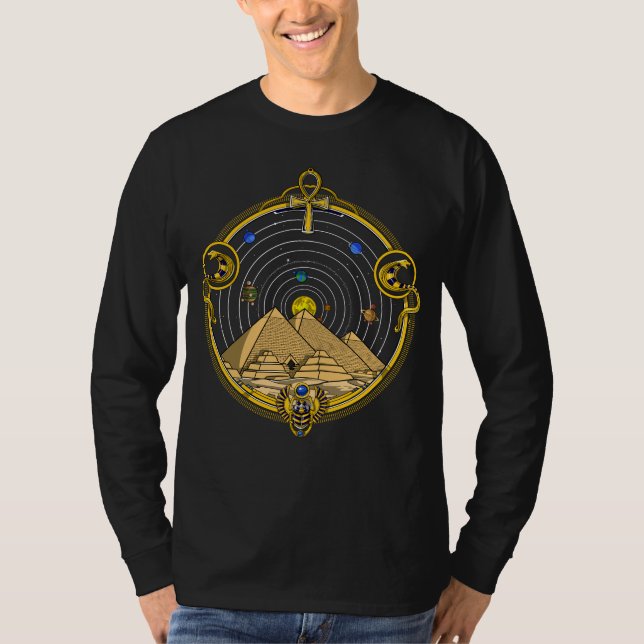 T-shirt Astronomie égyptienne des pyramides (Devant)