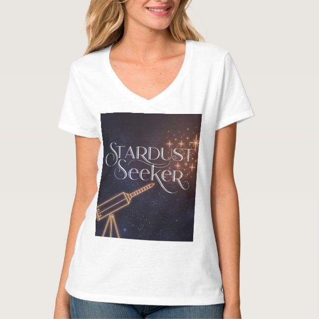 T-shirt Astronomie et exploration spatiale Stardust Seeker (Devant)