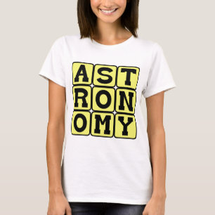 T-shirt Astronomie, étude de l'espace extra-atmosphérique
