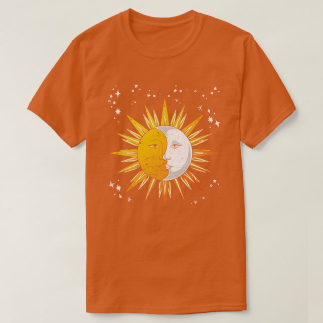 T-shirt Astronomie Lover Corps céleste Sun Moon Astrolog (Design devant)