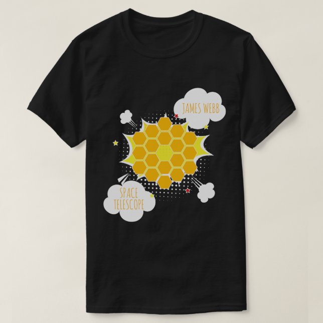 T-shirt Astronomie Lover James Webb Télescope spatial JWST (Design devant)