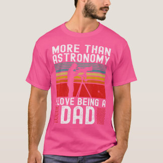 T-shirt Astronomie Papa Astrophysique Hobby Astronomie Gal