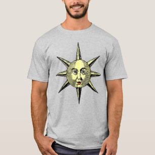 T-shirt Astronomie Renaissance - Couleur visage soleil