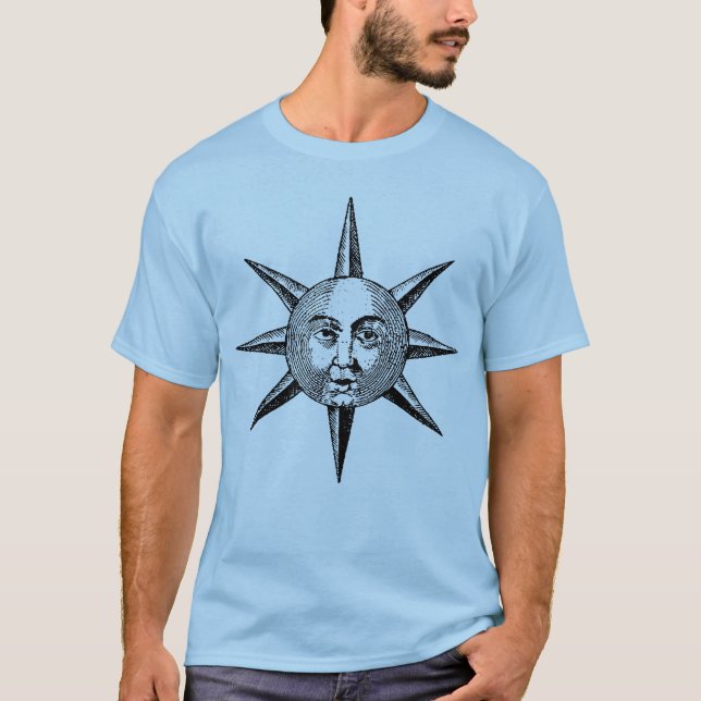T-shirt Astronomie Renaissance - Face Soleil (Devant)