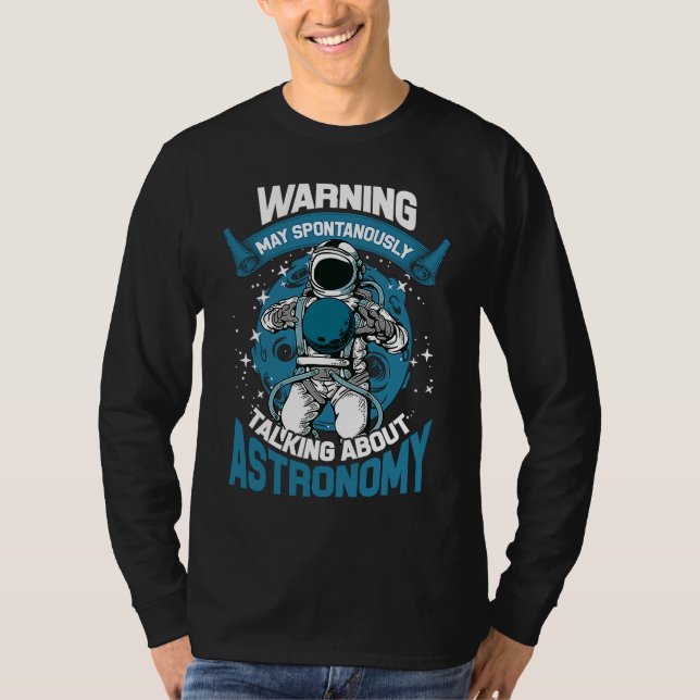 T-shirt Astronomie Saturne Terre Nebula Astéroïde (Devant)