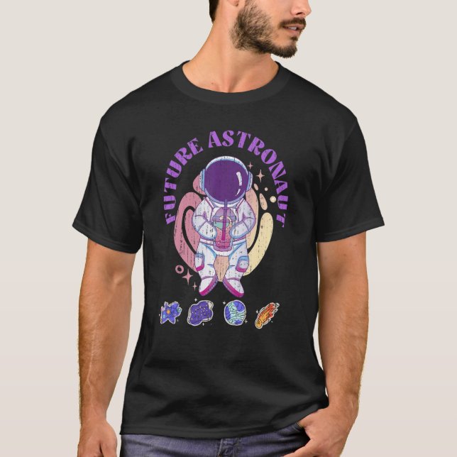 T-shirt Astronomie Sciences Extérieures Voyage spatial Ave (Devant)