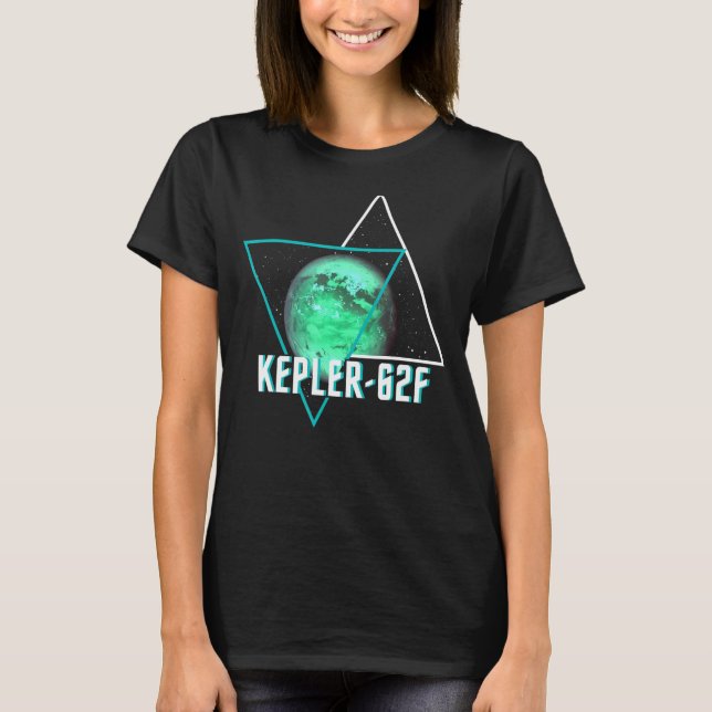 T-shirt Astronomie spatiale de la planète extra-asolaire E (Devant)