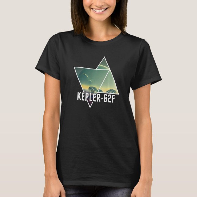 T-shirt Astronomie spatiale de la planète extra-asolaire E (Devant)