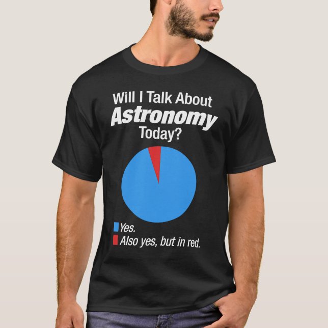 T-shirt Astronomie spatiale observée (Devant)