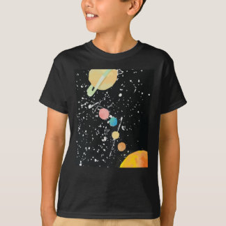 T-shirt Astronomie Système Solaire Planètes Univers