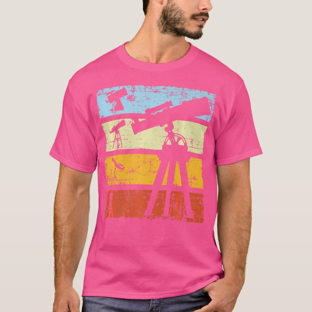 T-shirt Astronomie télescope spatial Monoculaire (Devant)