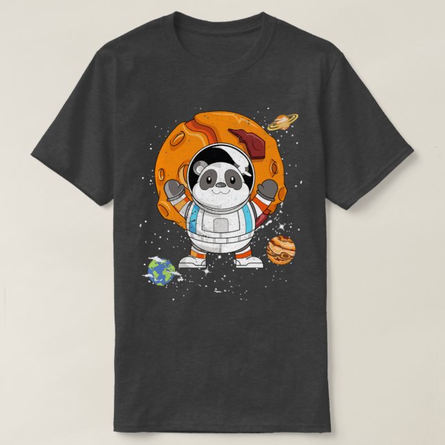 T-shirt Astronomie Univers Astronaut planètes Asiatique An (Design devant)