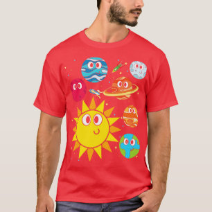 T-shirt Astronomie Universe Space Scientist Planètes migno