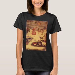T-shirt Astronomie Vintage, Art Céleste Asiatique Antique
