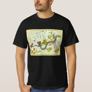 T-shirt Astronomie vintage, étoiles de la constellation du