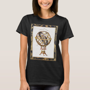 T-shirt Astronomie Vintage, Sphère Artificielle ou Armilla