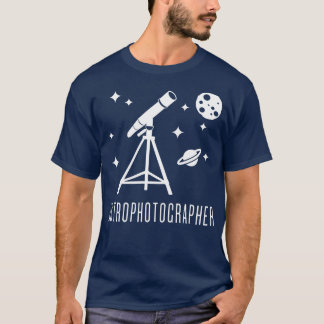 T-shirt Astrophotographe Télescope Astronomie