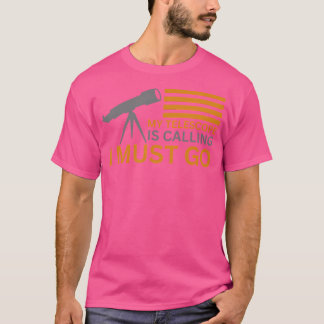 T-shirt Astrophotographie Astronomie Espace Appareil Photo