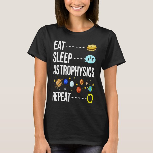 T-shirt Astrophysicien Astrophysique Télescope d'astronomi (Devant)