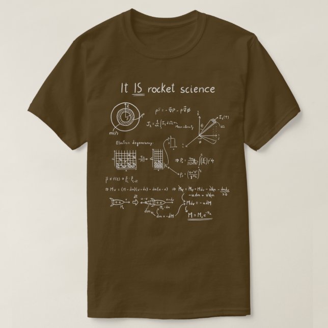 T-shirt Astrophysique (Design devant)
