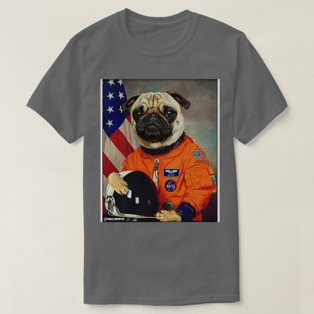 T-shirt Astropug (Design devant)