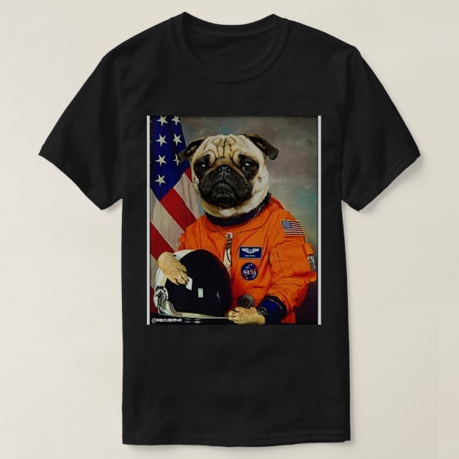 T-shirt Astropug (Design devant)