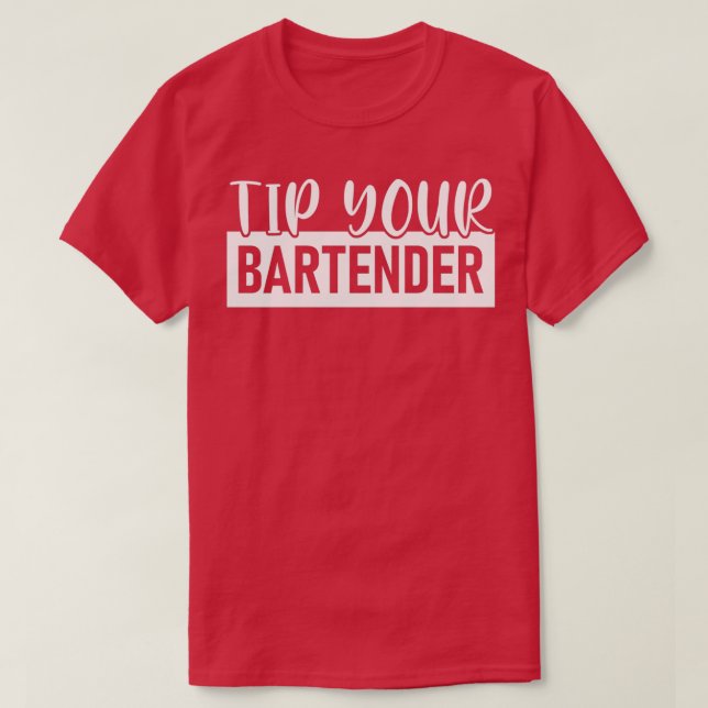 T-shirt Astuce ton BARTENDER Bartender Funny Bartender (Design devant)