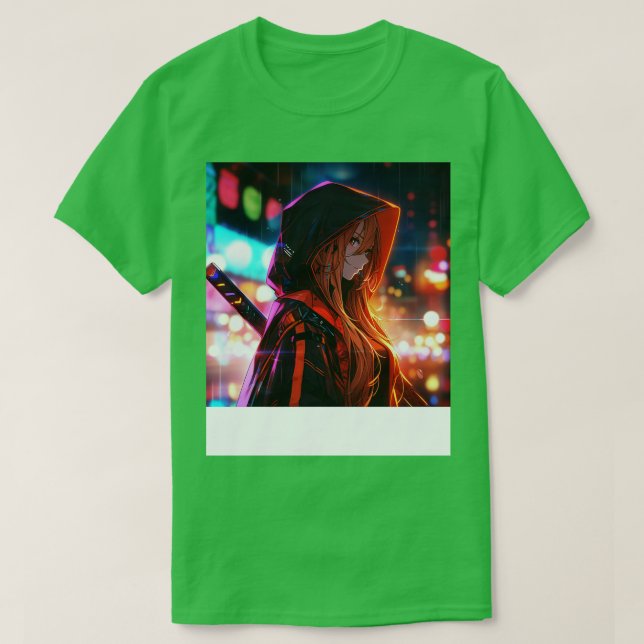 T-shirt asuna cyberpunk (Design devant)