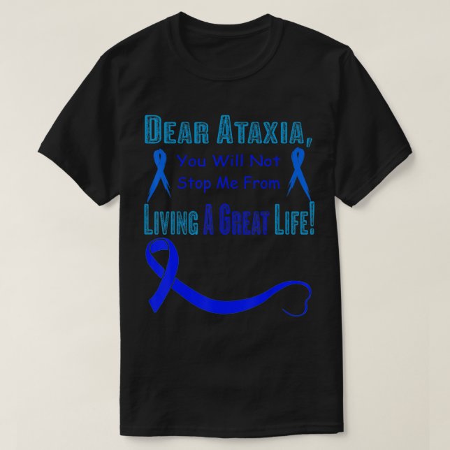 T-shirt Ataxia Awareness107 (Design devant)
