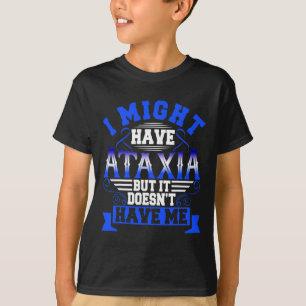 T-shirt Ataxie Signe Neurologique Hémataxie Ruban Bleu Ne