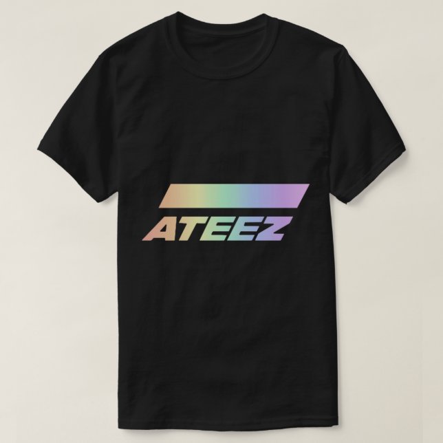 T-shirt ATEEZ - Kpop Gay LGBT coréen Sticker (Design devant)