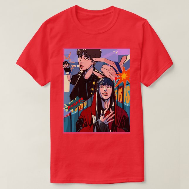T-shirt ATEEZ Yunho et Mingi Rocky MV (Design devant)