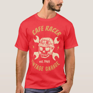 T-shirt Atelier de moto Cafe Racer Mécanicien vintage