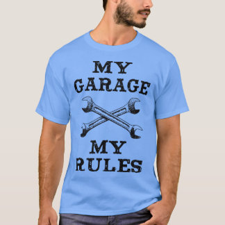 T-shirt Atelier de réparation mécanique Mon garage Mes règ