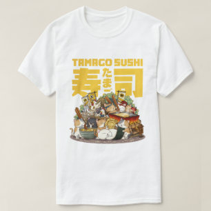 T-shirt Atelier de sushi Tamago Chats Whimsical