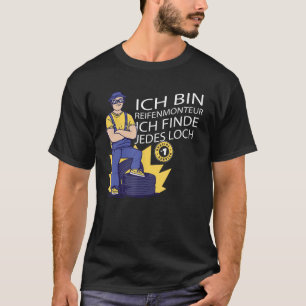 T-shirt Atelier du véhicule de changement de pneus sur pne
