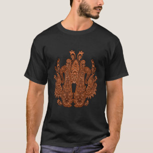 T-shirt Atelier H Isan Novelty Boho Paisley Floral Motif